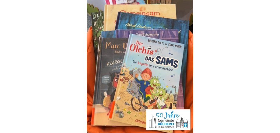 Neue Bücher für Kinder und Jugendliche Auf dem Foto ist ein Stapel Kinderbücher zu sehen
