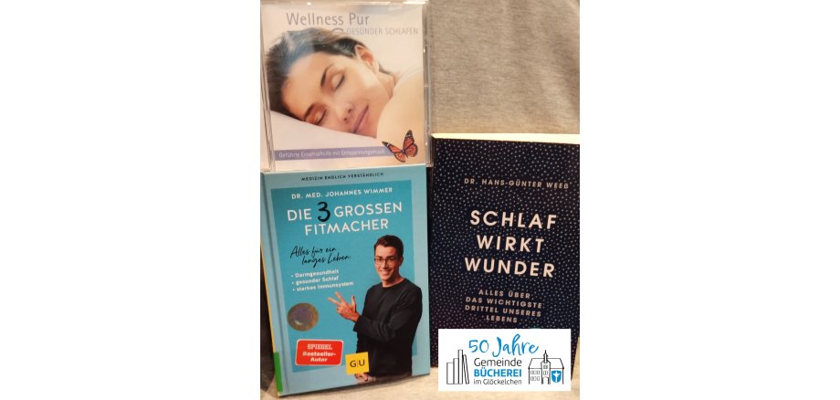 Tag des Schlafes Auf den Fotos sieht man die im Artikel genannten Buchempfehlungen