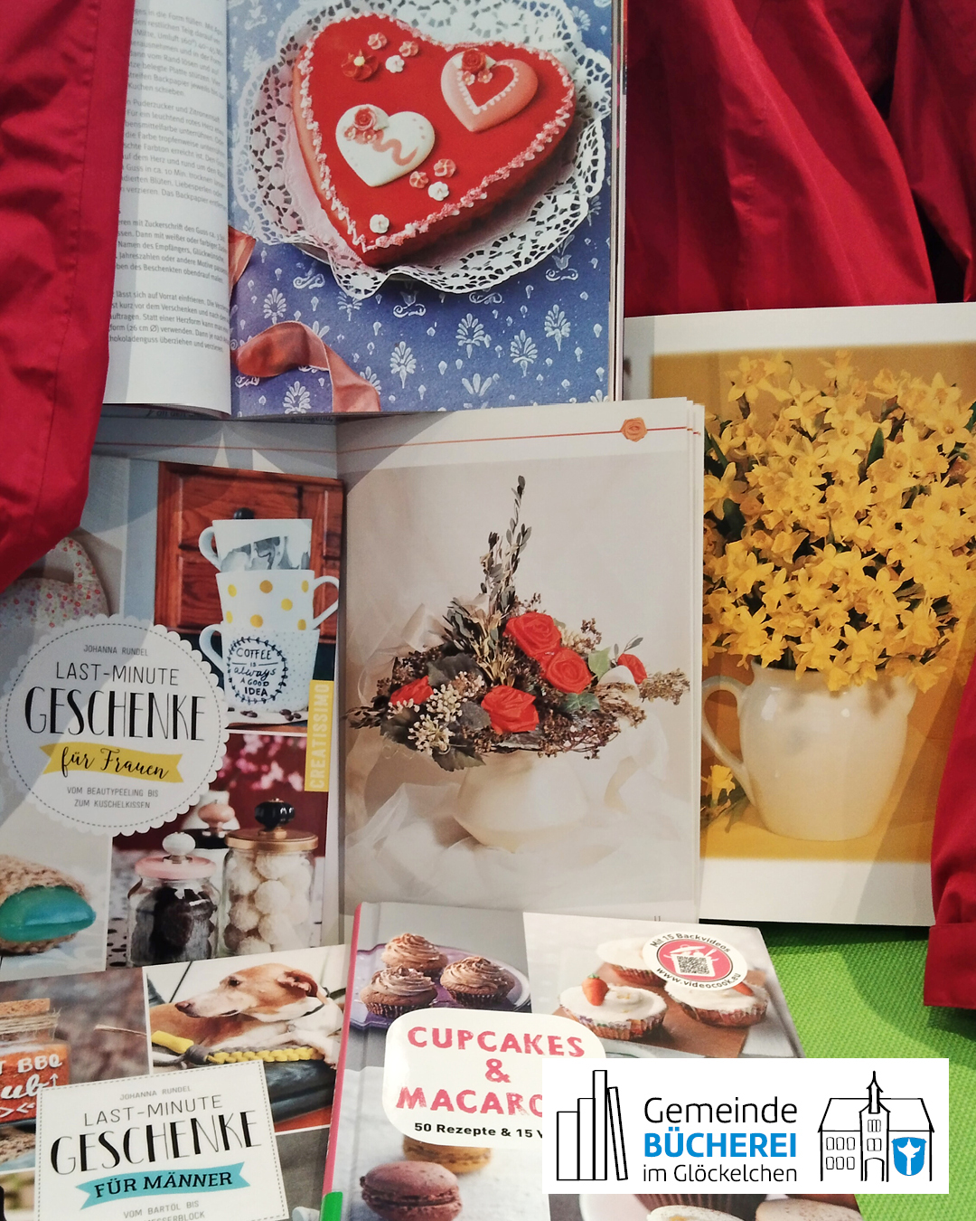 Valentinstag Auf dem Foto sind die genannten Bücher zu sehen