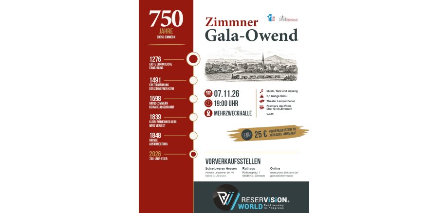 Ticketvorverkauf Auf dem Foto ist die Werbung für den Ticketvorverkauf mit allen im Text genannten Details