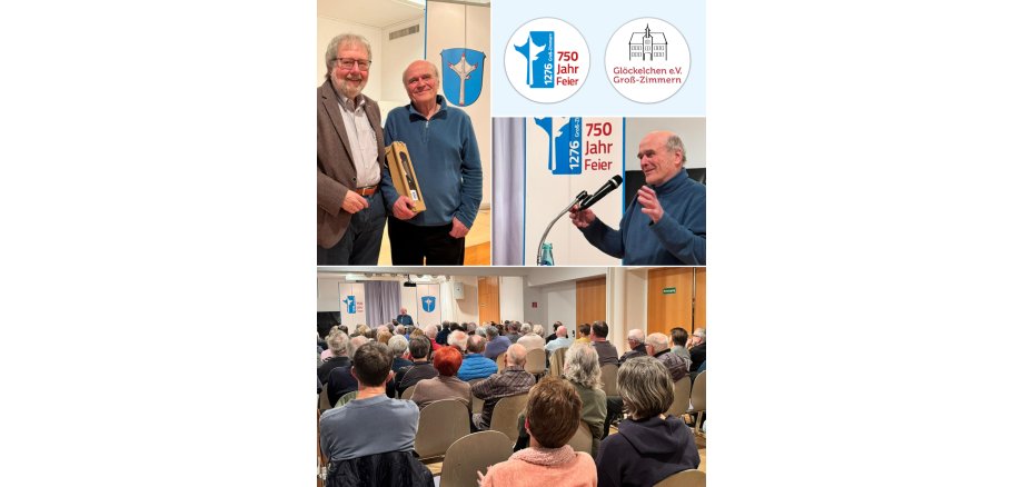 Vortrag im März Auf dem Foto sind Bilder des Vortrags-Abends zu sehen