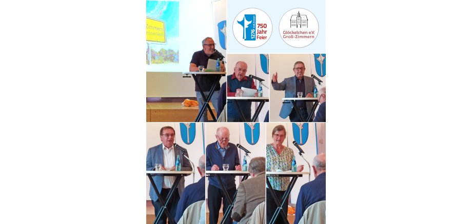 Vortrag im Mai Auf dem Foto sind Bilder des Vortrags-Abends zu sehen