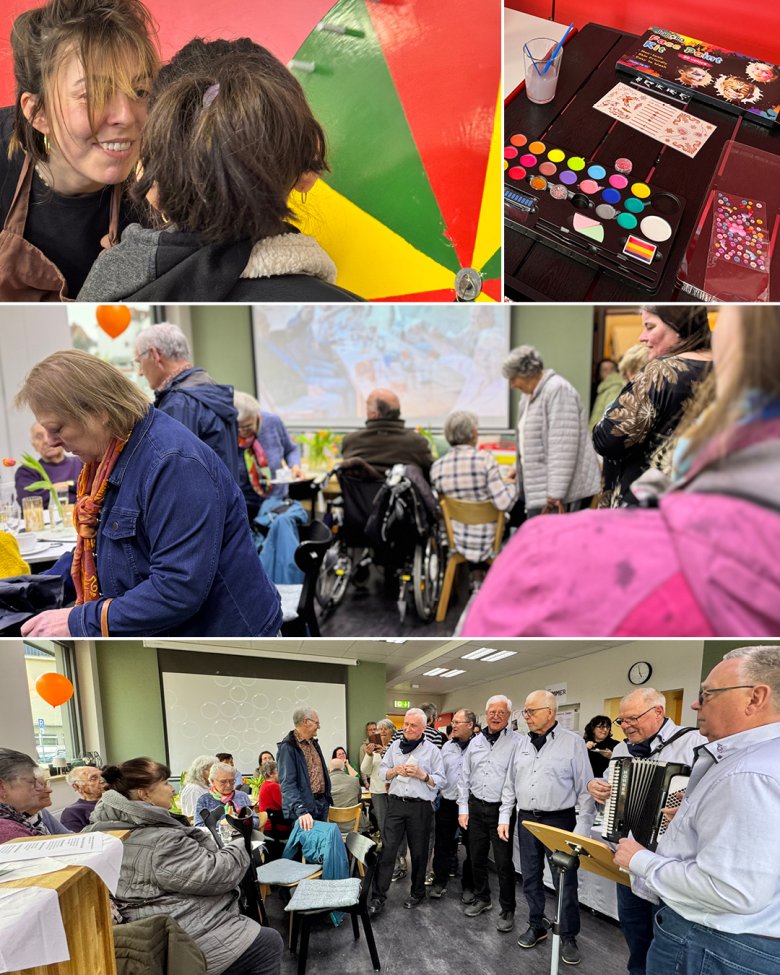 Auf den Fotos sind Eindrücke der Feier zu sehen