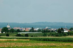 Blick auf Groß-Zimmern Panorama