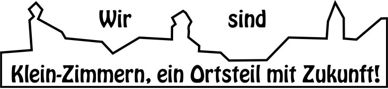 Klein Zimmern - Logo Ortsteil mit Zukunft