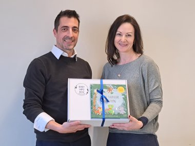 Bürgermeister Mark Pullmann, Daniela Kambor und BabyInfoBox