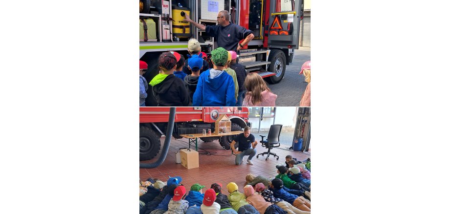 Aktion Feuerwehr der KITA Blumenstraße Aktion Feuerwehr der KITA Blumenstraße