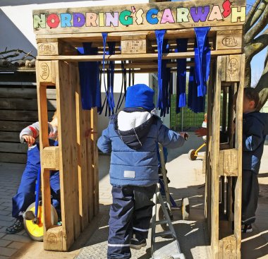 Kindergarten Nordring - Carwash Außengelände