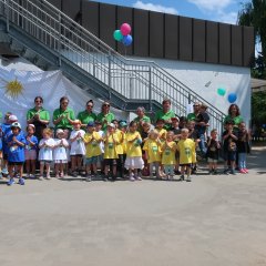 Kinder der KITA Wichernweg an der Jubiläums Programm