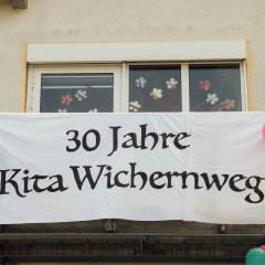 Titelbild Jubiläums Programm der KITA Wichernweg