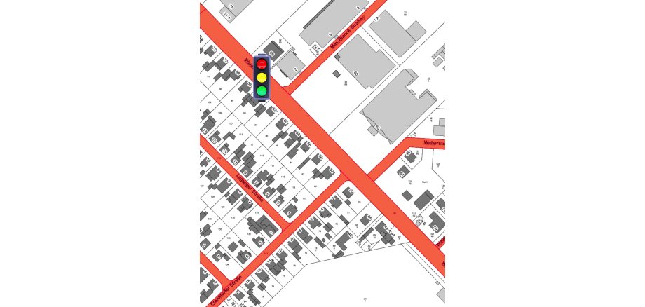 Die Sperrung ist in Karte eingezeichnet