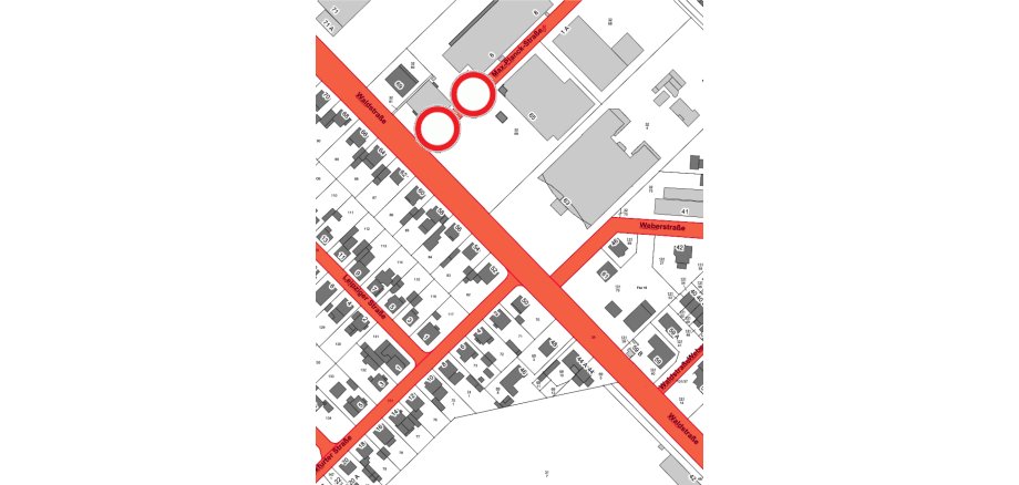 Vollsperrung der Max-Planck-Straße ab Waldstraße