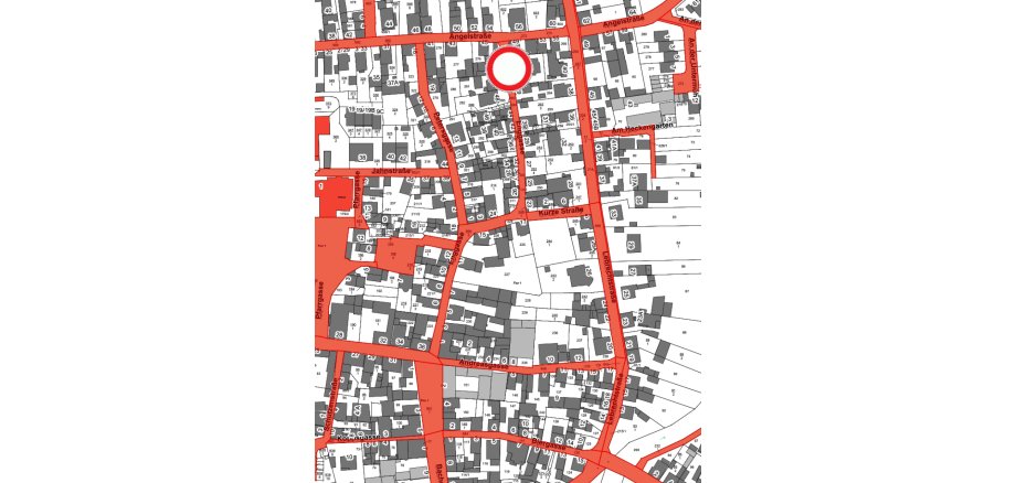 Die Sperrung ist in Karte eingezeichnet