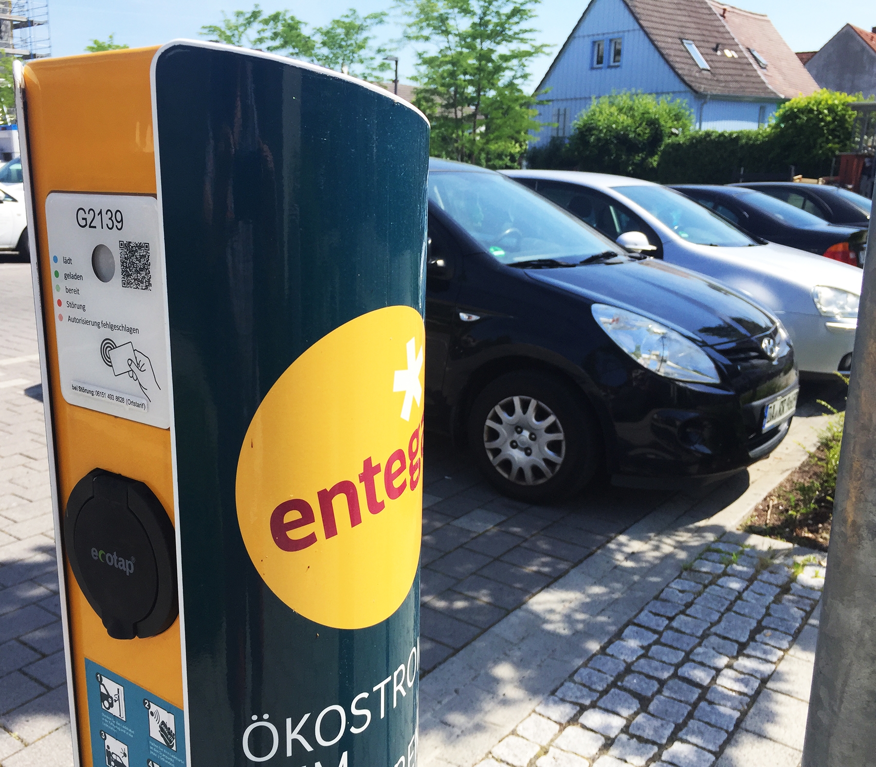E-Auto Ladesäule Entega