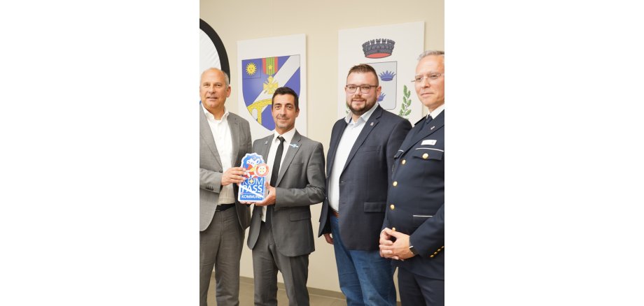 Kompass-Siegel Verleihung Auf dem Foto sind die Auswertedaten zu sehen