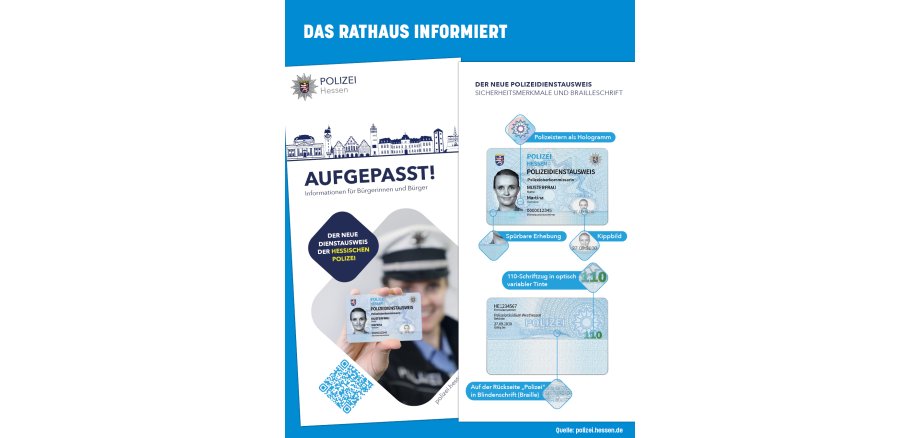 Neue Dienstausweise der Polizei