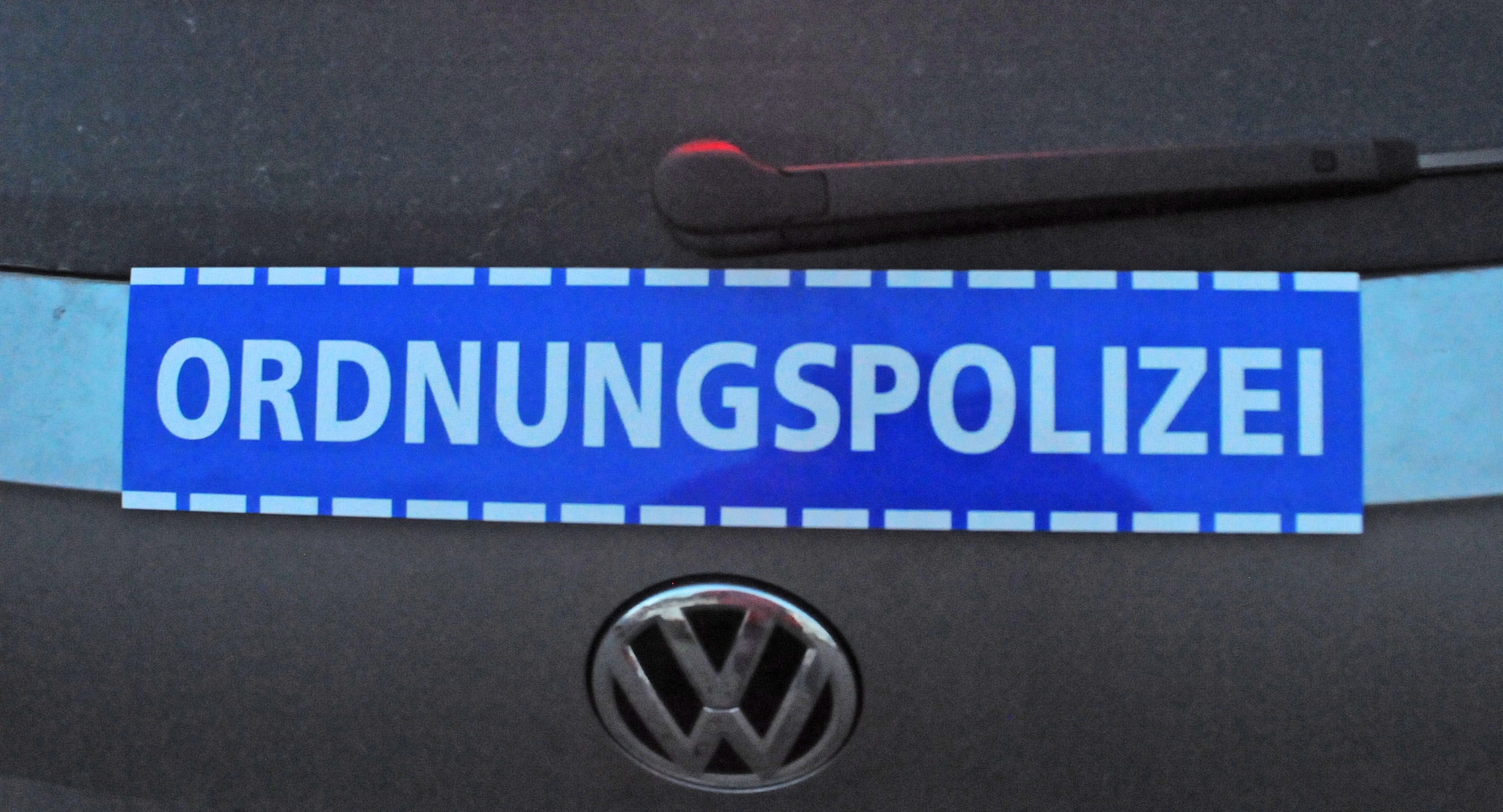 Ordnungspolizei Schriftzug