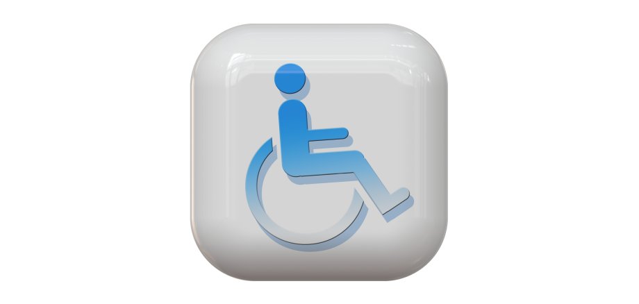 Behinderten-Toilette Symbol Behinderung