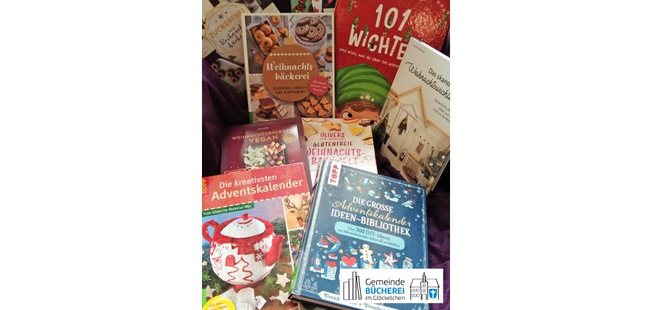 Ideen für die Adventszeit Im Foto zu sehen ist eine Auswahl von Büchern mit Ideen für die Adventszeit