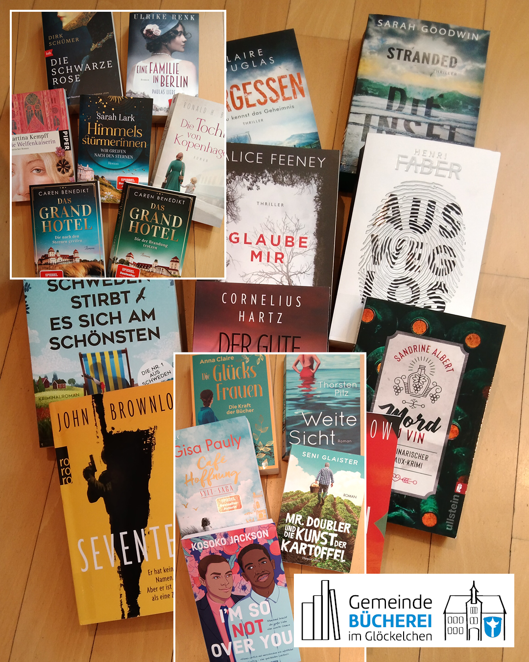 Im Foto zu sehen sind die gespendeten Bücher