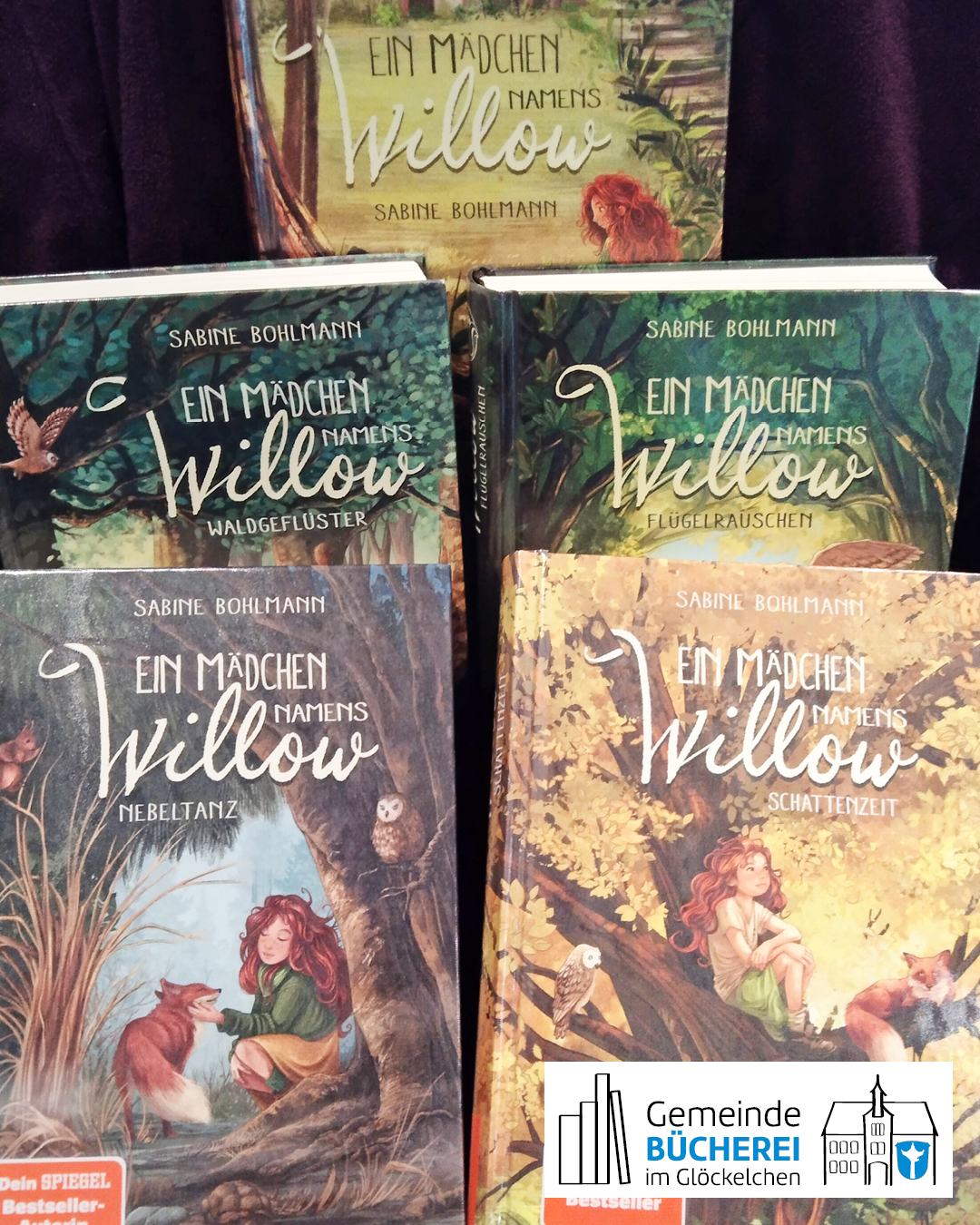 Im Foto zu sehen sind 4 im Artikel genannten Titel 