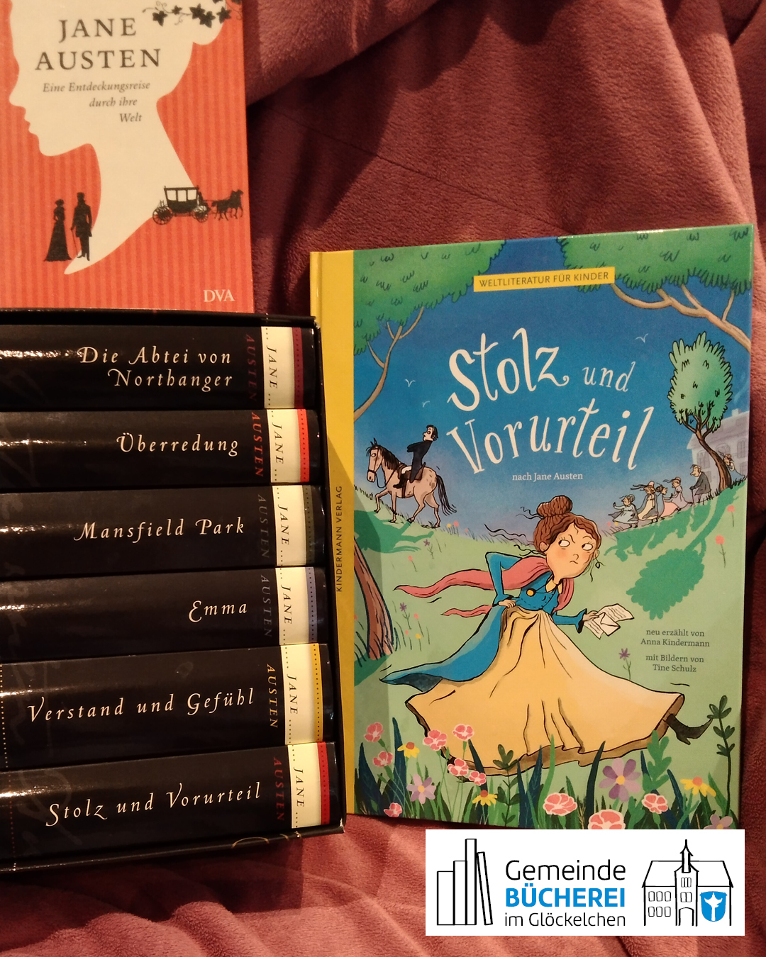 Im Foto zu sehen sind Bücher der Autorin