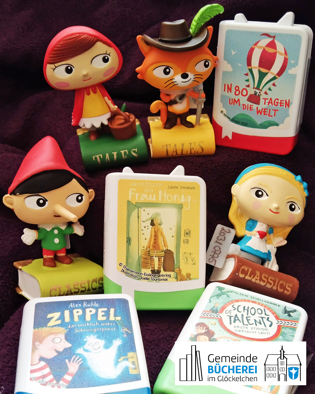 Im Foto zu sehen sind die neuen Tonies