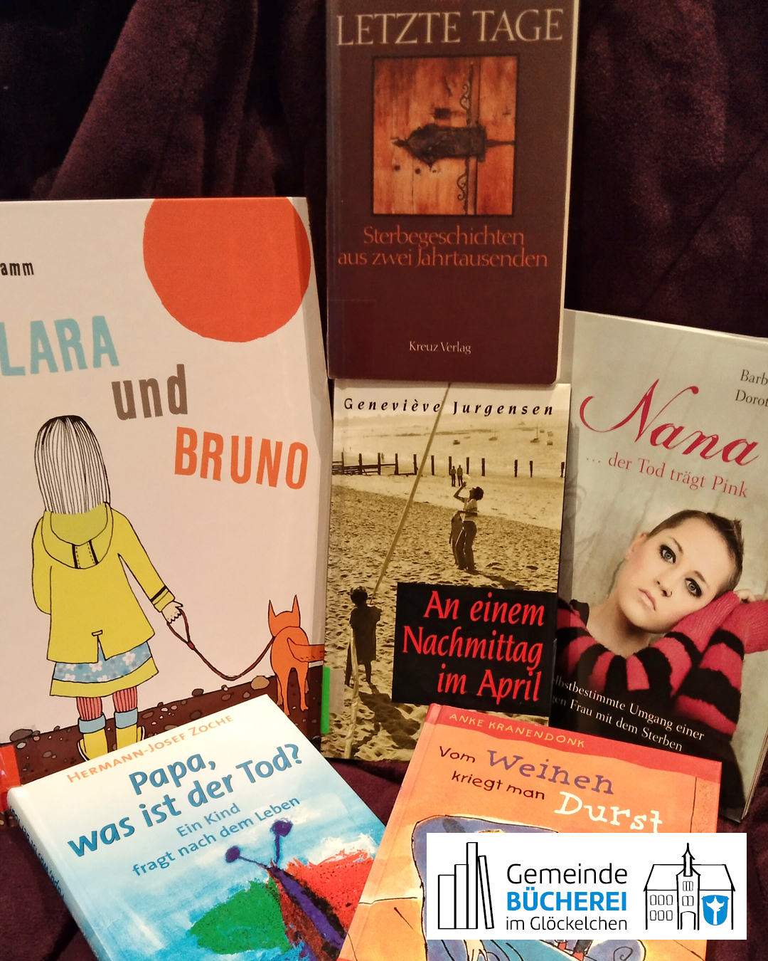 Im Foto zu sehen ist eine Auswahl von Büchern zum Thema