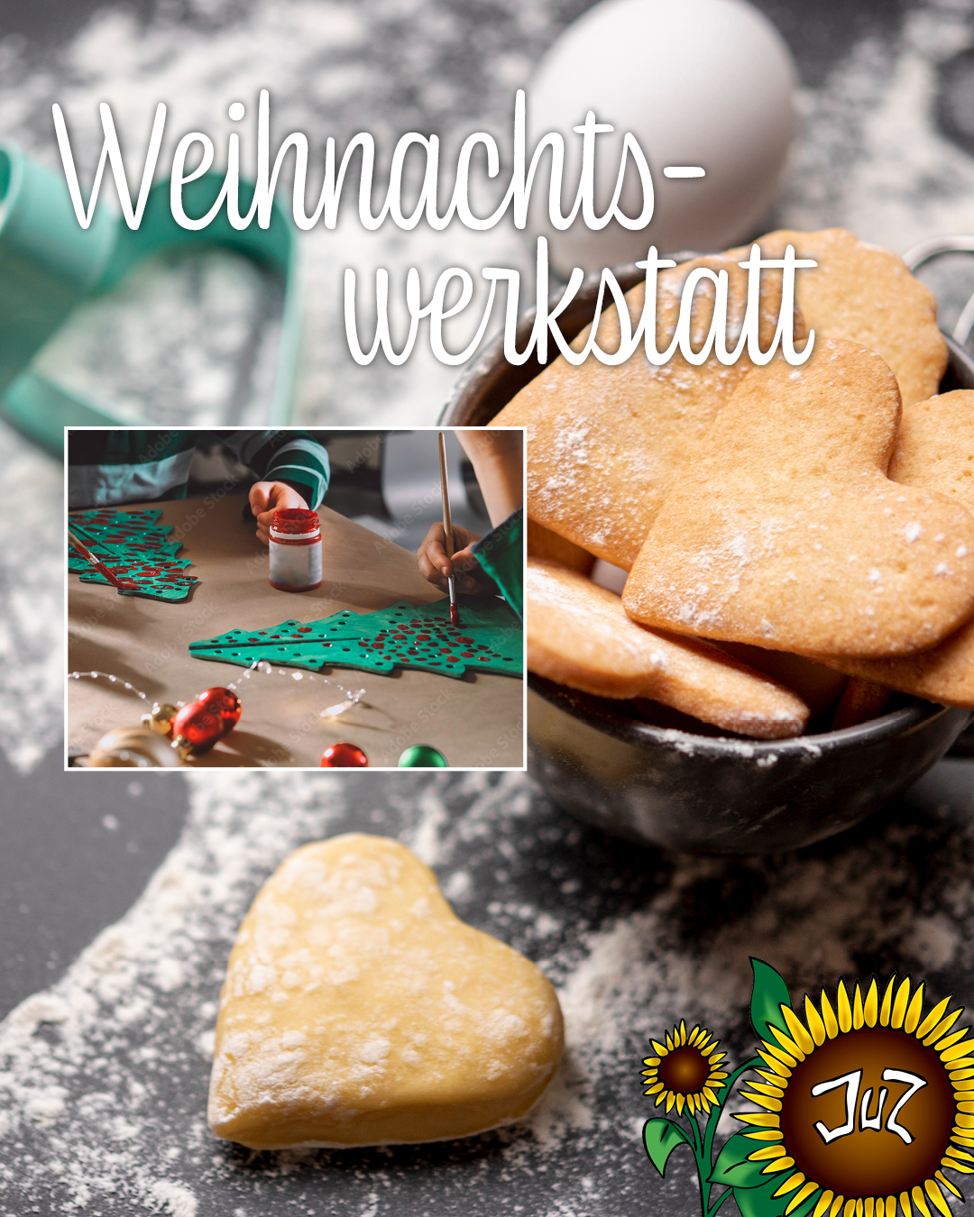 Auf dem Bild zu sehen ist Weihnachtsgebäck