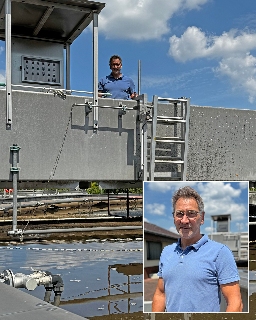 Fortbildung Mitarbeiter Kläranlage