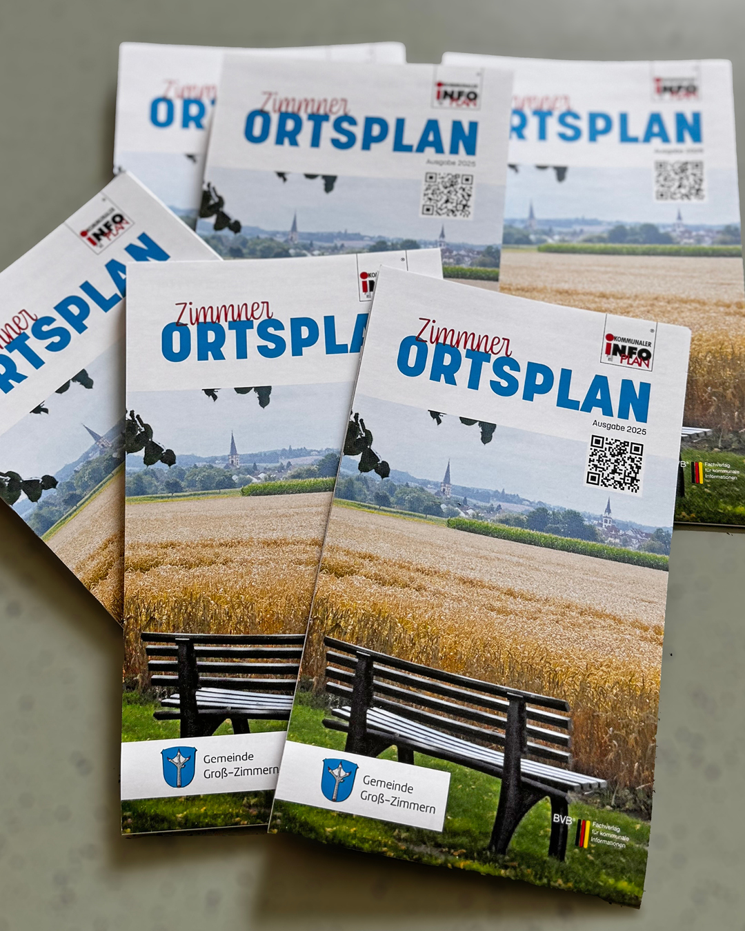 Druckfrischer Ortsplan