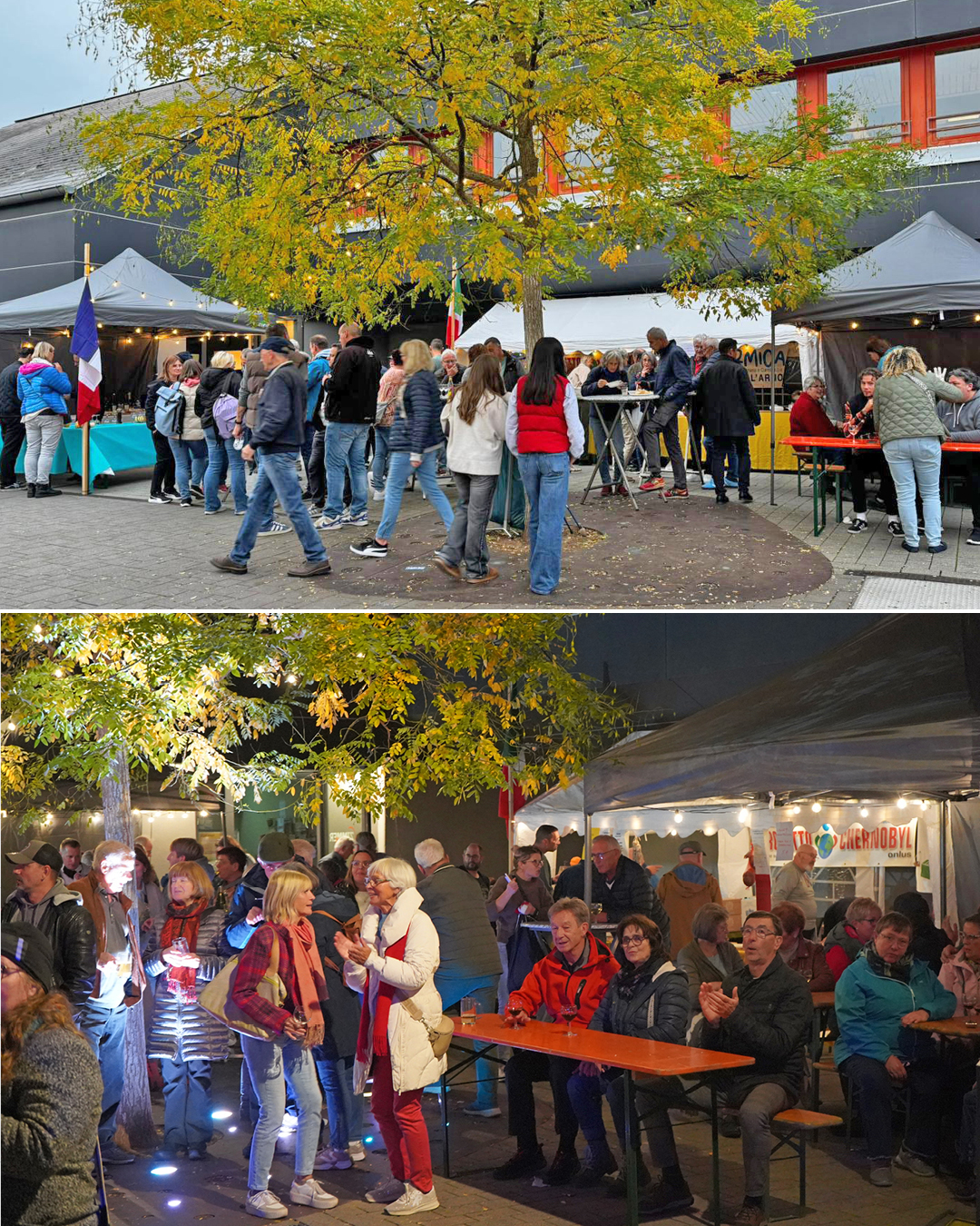 Auf dem Bild ist das Europäische Dorf zu sehen