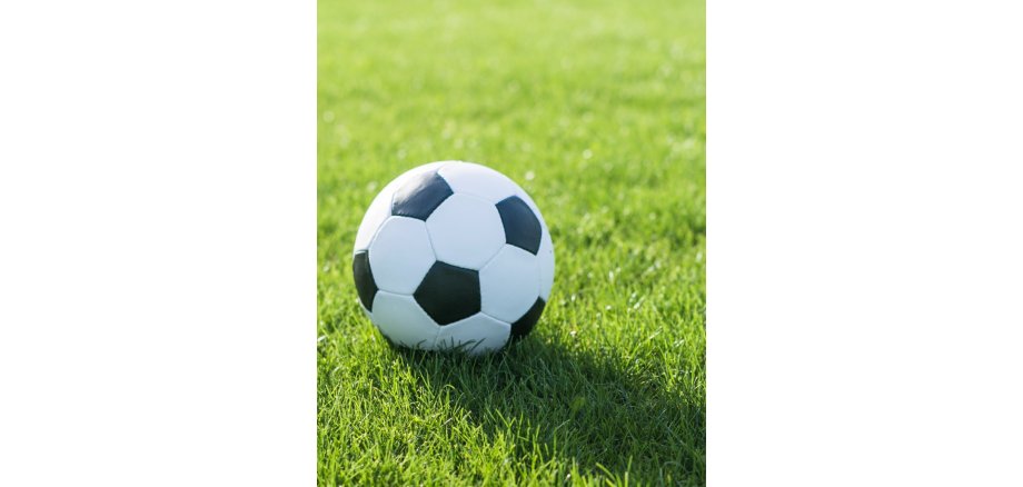Sportcoach-Angebote in Winterpause Auf dem Foto ist symbolisch ein Fußball auf Rasen zu sehen