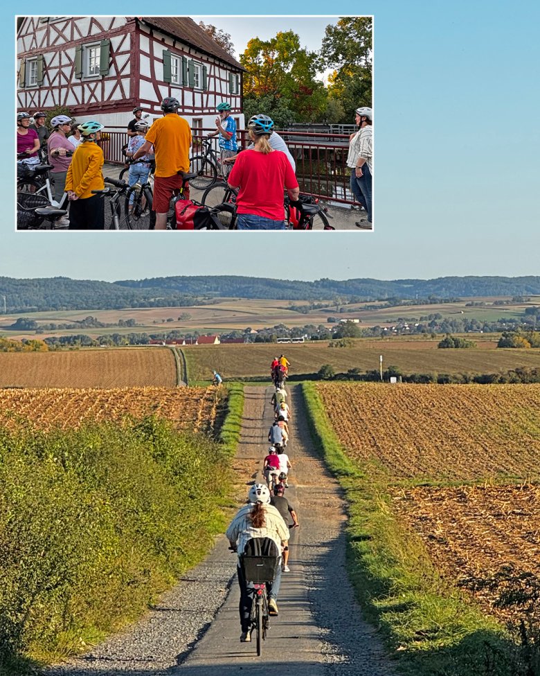 Unterwegs auf dem Radrundweg Unterwegs auf dem Radrundweg