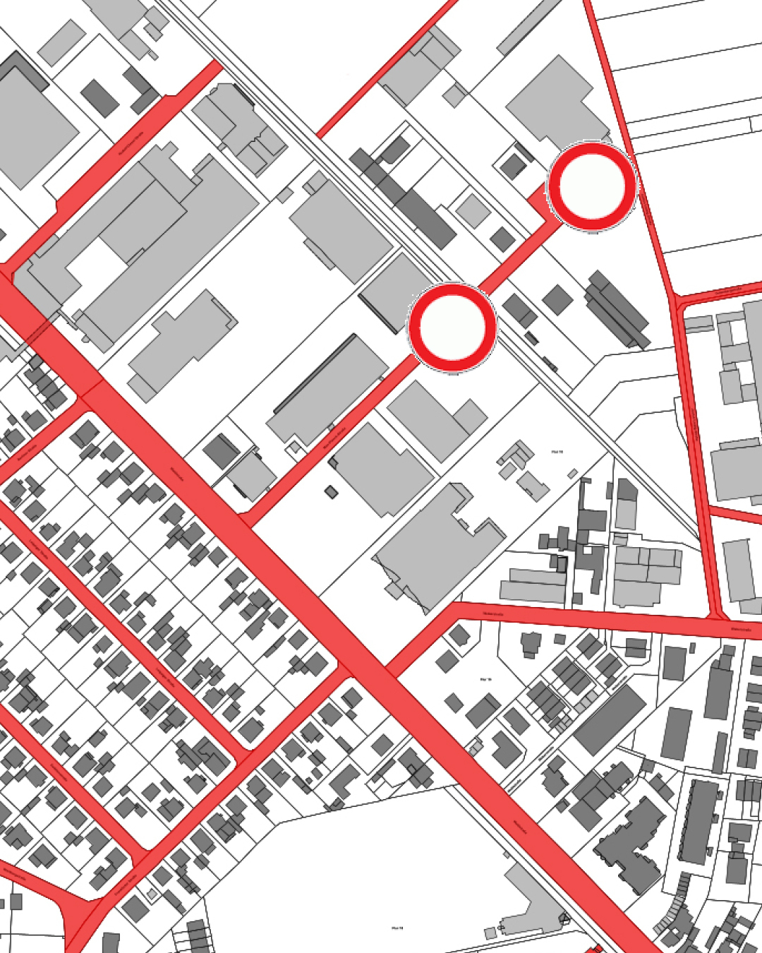 Vollsperrung in der Dieburger Straße / Angelstraße Vollsperrung in der Dieburger Straße / Angelstraße