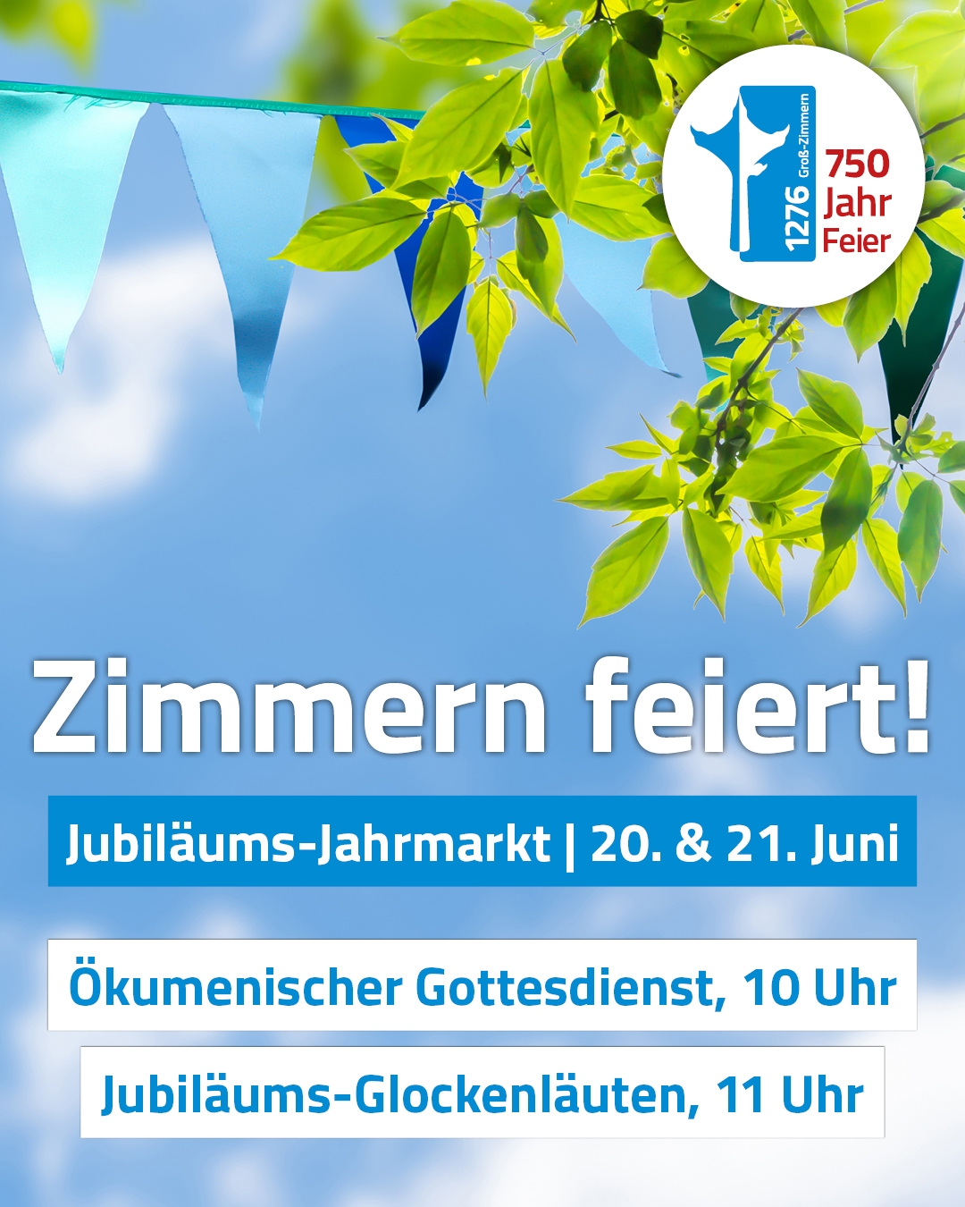 Es ist der Flyer zu sehen