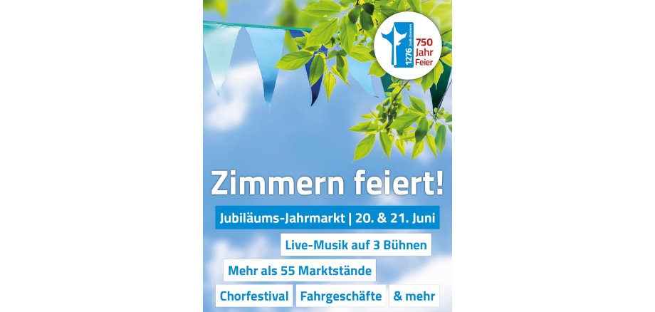 Jubiläums-Jahrmarkt am 20. und 21. Juni Weindorf, Europäisches Dorf, Bauern-Hof-Garten, Gewerbemeile, Bildermeile