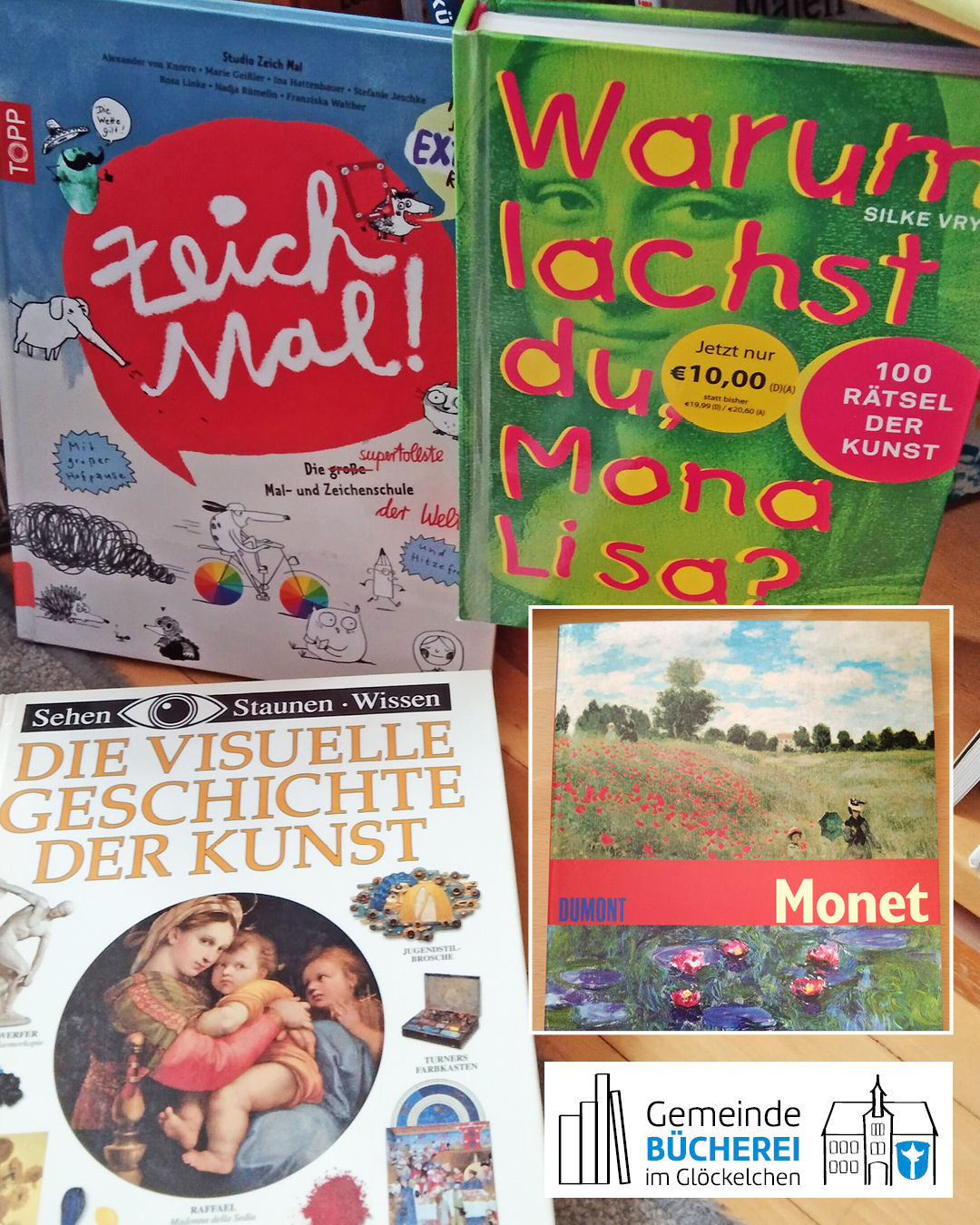 Welttag der Kunst am 15. April Bücher, die im Artikel erwähnt werden