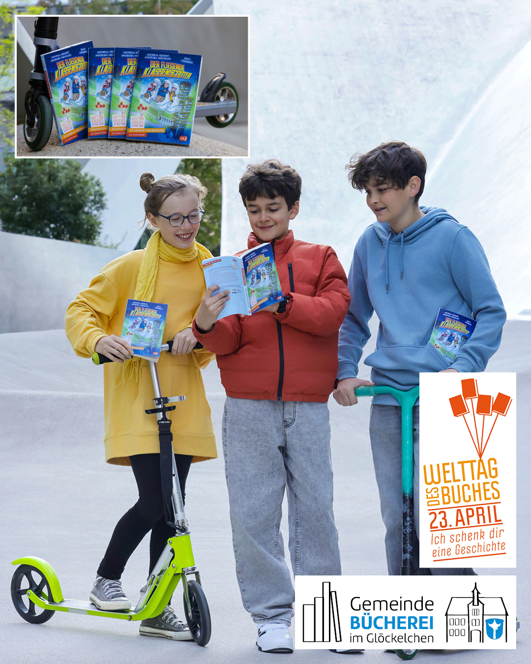 Auf dem Bild sieht man Kinder beim Lesen