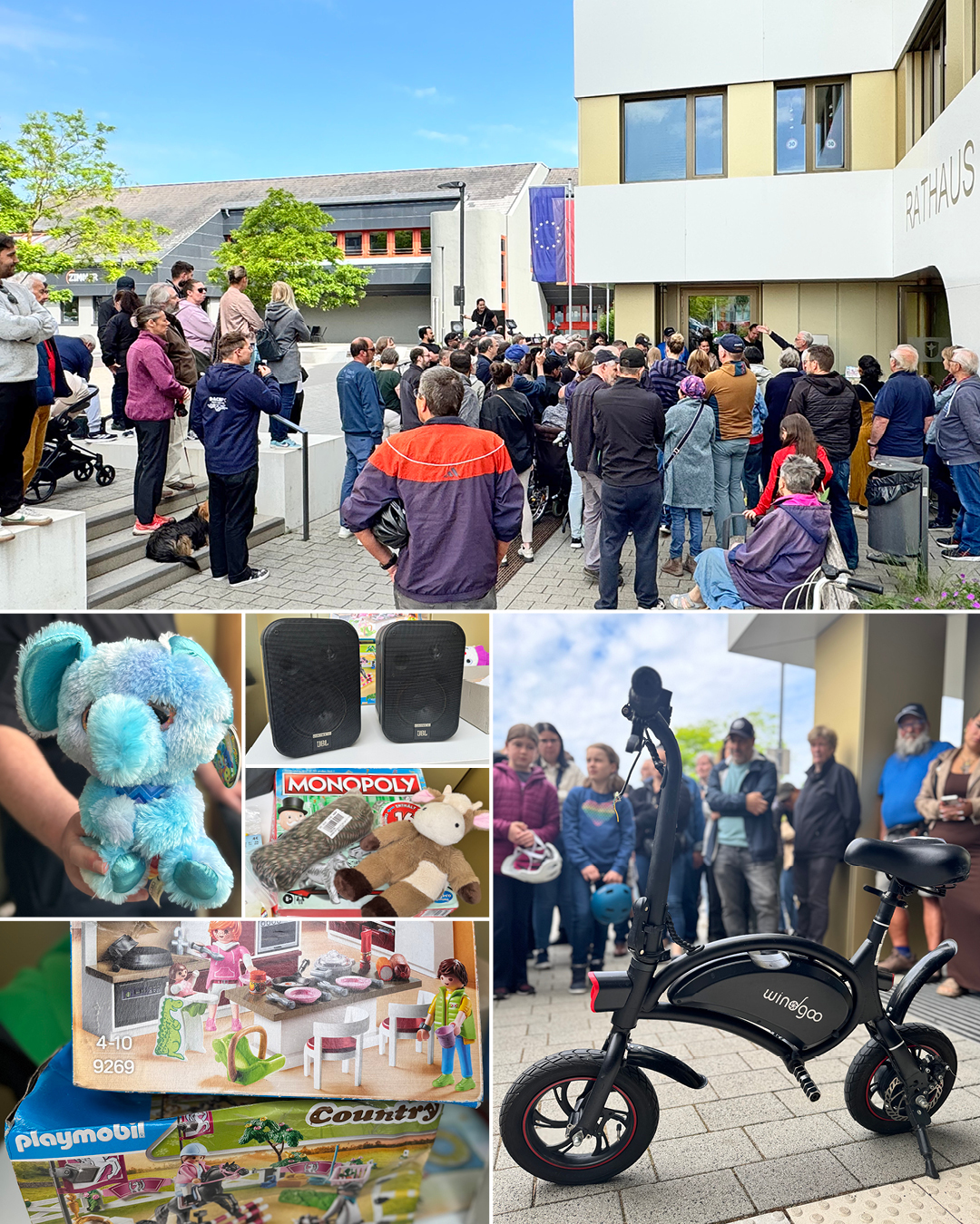 Fundsachenversteigerung der Gemeinde Auf dem Bild sind Eindrücke der Fundsachenversteigerung zu sehen