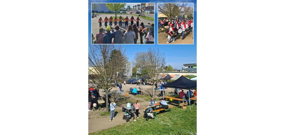 Auf dem Bild sind Eindrücke des Insel-Frühlingsfestes zu sehen