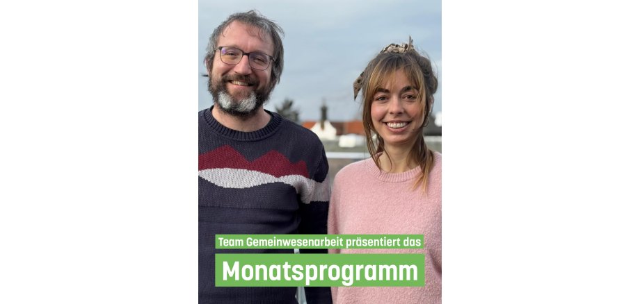 Auf dem Foto sind die Mitarbeiter der Gemeinwesenarbeit zu sehen