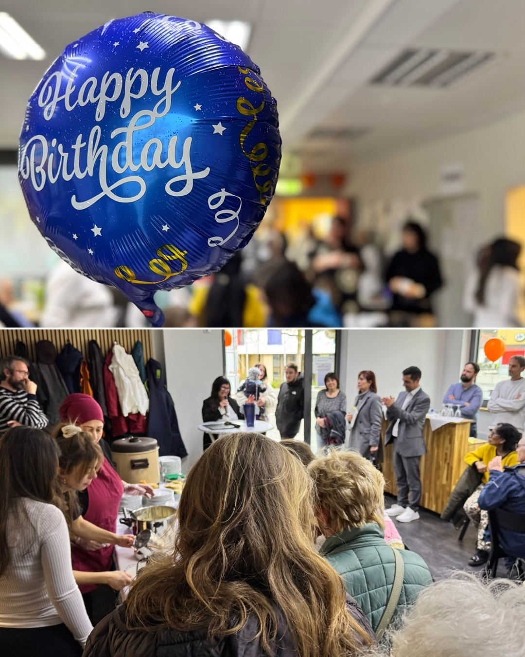 Ein Jahr ZIMMnER Auf den Fotos sind Eindrücke der Geburtstagsfeier zu sehen
