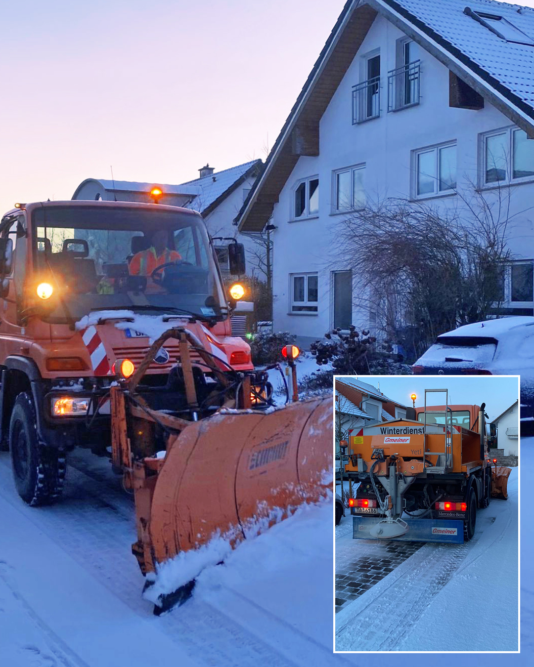 Es ist der Aufruf zum Einsenden Ihres Fotos, aufgenommen außerhalb des Gemeindegebiets, zu sehen