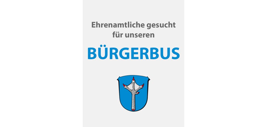 Das Foto zeigt ein Plakat mit dem Aufruf Ehrenamtliche gesucht