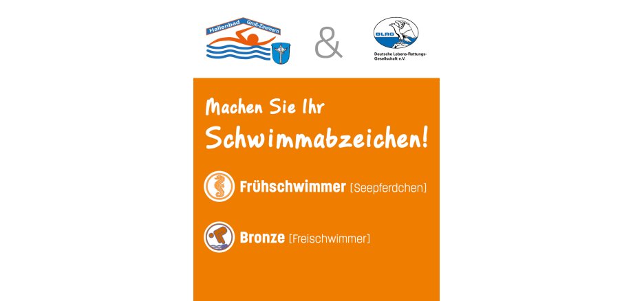Machen Sie Ihr Schwimmabzeichen! Frühschwimmer oder Bronze