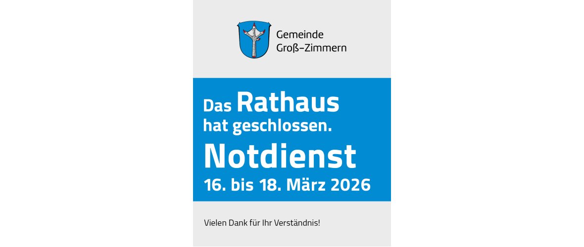 Es ist das entsprechende Plakat zu sehen