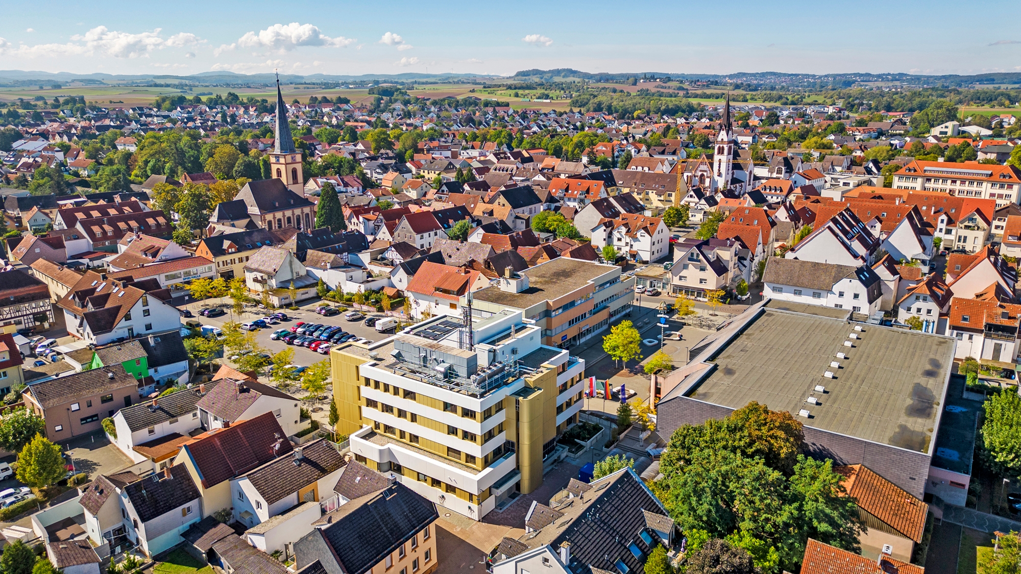 Luftaufnahme Rathaus