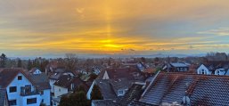 Sonnenuntergang über Groß-Zimmern